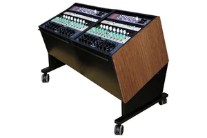 Estante frontal modular elevado de 2 bahías Sterling | Roble rojo | Mancha marrón mediana | 24RU - Imagen 1 de 1