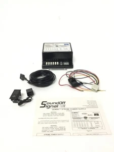 NEU Sound Off Signal ETG 6110 110W 6-Kopf Strobe Netzteil mit Kabelbaum Handbuch - Bild 1 von 7