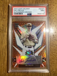 2021 Leaf Valiant Sal Frelick Orange /99 PSA 9 Mint Auto XRC RC Mint PSA 9 - Bild 1 von 2
