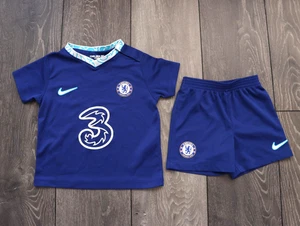 CAMISETA CORTA KIT FUTBOL NIÑOS BEBÉ 18-24 MESES FC CHELSEA LONDRES 2022 2023 - Imagen 1 de 7
