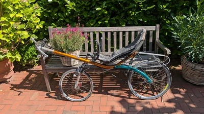 M5 Liegefahrrad Orange gebraucht - Bild 1 von 4