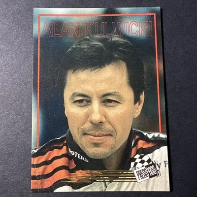1993 Press Pass Previews Alan Kulwicki #8 HOF - Image 1 of 2
