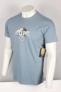 Kuhl Men's Born in the Mountains T Shirt Short Sleeve Mineral Blue 7245 Organic - Picture 1 of 3