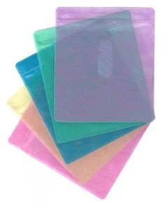 CD Double-sided Plastic Sleeve Assorted Color Lot - Picture 1 of 1