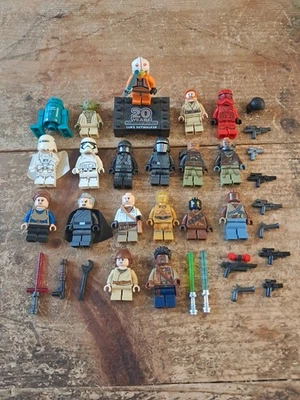 LEGO Minifigura Star Wars Figuras Caballero de Ren Luke Sith Poe Padme LOTE de 25 ++ Foto 1 de 4