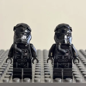 Lot of 2 First Order TIE Fighter Pilot Star Wars LEGO minifigure sw0672 75101 1D - Picture 1 of 2