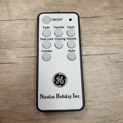 Nicolas Holiday GE Remote Control HC-TX10 For String Lights with Battery *Tested - Image 1 of 4