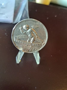 Silbermedaille Engel Kalendermedaille Wo sind wir ? - Picture 1 of 2