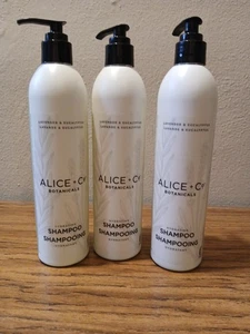 3-teiliges Set Alice + Co Botanicals Feuchtigkeitsspendendes Shampoo Lavendel & Eukalyptus 12 Unzen Neu - Bild 1 von 2