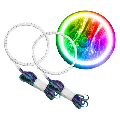 LED Fog Lights Halo Ring Lights ColorSHIFT For 2013-2017 Scion FR-S Foto 1 de 4