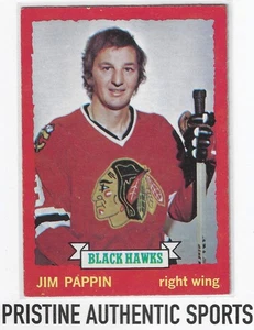 1973-74 OPC Jim Pappin #112 Chicago Blackhawks - Picture 1 of 2