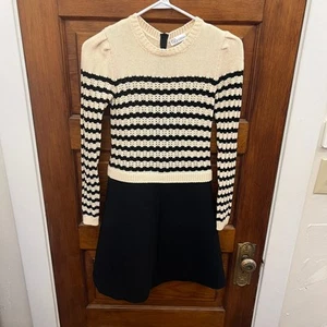 Red Valentino Cady Sweater Dress, Wool/Cashmere, US Size2, EU 38 NWOT's - Picture 1 of 11