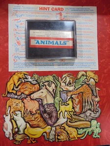 Vintage CADACO Cluster Puzzle "Animals" COMPLETE - Picture 1 of 3