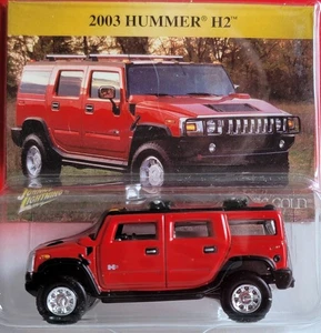 Johnny Lightning 2003 Hummer H2 Rojo Clásico Oro Colección con Tarjeta 2003 Nuevo - Imagen 1 de 7