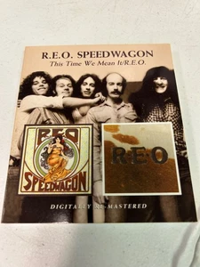 REO Speedwagon: This Time We Mean It/R.E.O (BGO, 2010 UK Import) CD - Picture 1 of 2