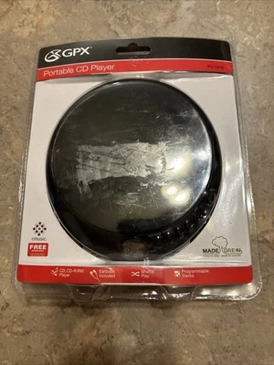 Reproductor de CD personal GPX PC101B - Nuevo sellado - Auriculares, aleatorio, pantalla LCD Foto 1 de 2
