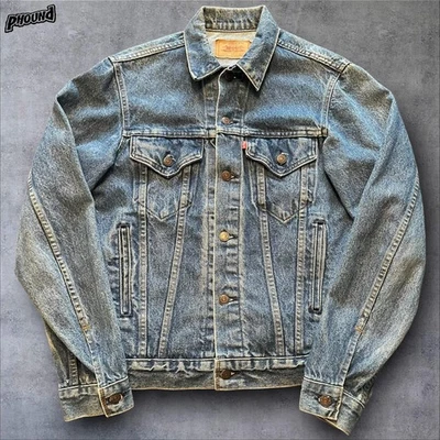 Vintage Levis Denim Trucker Jacket Mens 38 Type 3 Made in USA 70506 0216 90s - Image 1 of 4