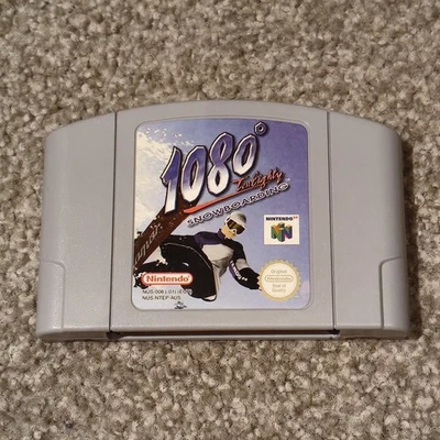 1080° Snowboarding (Nintendo 64, 1998) PAL AUS - Cart Only - Tested & Working - Image 1 of 4