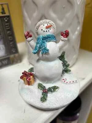 Yankee Candle Jack Frost muñeco de nieve candle topper 4" Foto 1 de 2