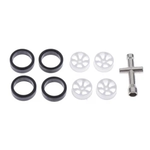 4 Sätze Kunststoff RC Auto Gummireifen Autoreifen Räder Passend für Wltoys K969 - Bild 1 von 11