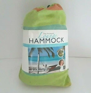 Tree Anchored Lounge Hammock Indoor / Outdoor 32 x 78 Up to 220 Lbs - Picture 1 of 1