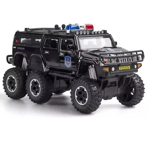 1:32 LIght Sound Moveable Alloy Police Lengthen Car Model Off-road Vehicles c - Picture 1 of 11