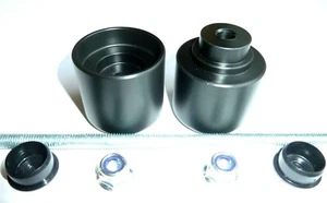 BMW M1000XR 2024-2025 REAR AXLE CRASH MUSHROOMS BUNGS BOBBINS SPINDLE SLIDERS - Picture 1 of 6