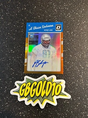 2016 Donruss Optic - A'Shawn Robinson #104 Signatures (AU, RC) - Image 1 of 2