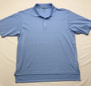 Adidas Polo Shirt Mens Medium Blue Golf - Picture 1 of 8