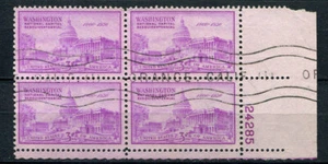 USA : Scott # 992 - Plate Block # 24285 - used - Picture 1 of 1
