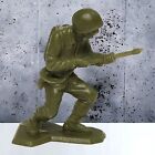 Louis Marx & Co 1958 Toy Soldier WWII 2" Infantry Flame Thrower Marked Stamped