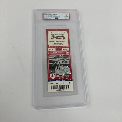Randy Johnson Signed Inscribed Perfect Game Ticket May 18, 2004 PSA DNA COA - Image 1 of 4