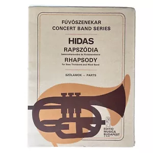 Hidas Rhapsody Sheet Music Concert Band Series New Hal Leonard Fuvoszenekar - Picture 1 of 7
