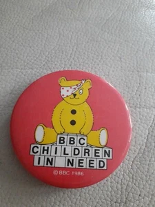 BBC Children In Need 1986 Vintage Badge - Bild 1 von 3