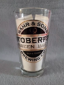 Rahr & Sons Oktoberfest Marzen Lager 2019 Pint Beer Glass - Picture 1 of 7