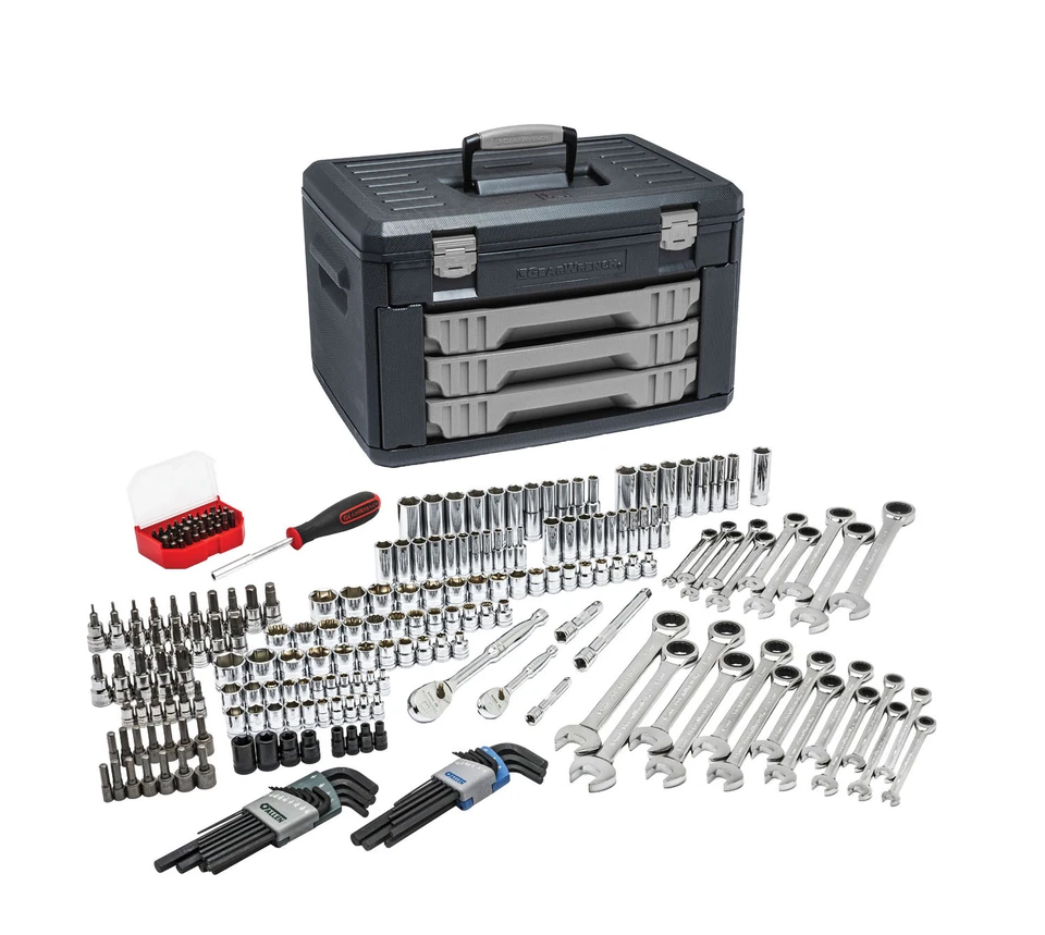 GearWrench 232pc Metric & SAE Mechanics Hand Tool Set