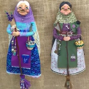 Handmade Kitchen Witch Doll Enchanting Magic Good Luck Cooking Doll Decors - Picture 1 of 8
