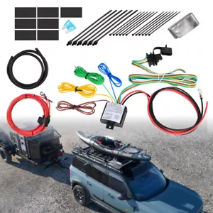 Kit de arnés de cableado de remolque de 4 pines estándar para vehículo para Ford Bronco 21-24 2/4 puertas - Imagen 1 de 9