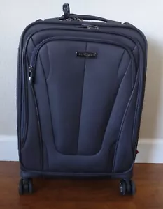 Samsonite 23" Cabin Carry On Luggage Softside Spinner Expandable - Dark Grey - Picture 1 of 19