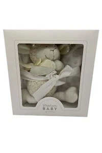 Stephan Baby 2-Pack 11" Praying Lamb Plush and 30" x 40" Blanket - Picture 1 of 2