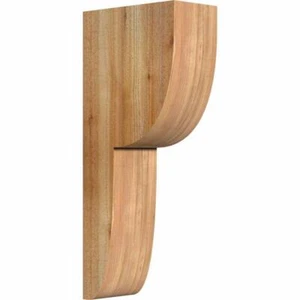 Ekena Millwork Corbel 28"x6"x12" Red Cedar Crestline Rough Sawn Indoor/Outdoor - Picture 1 of 2