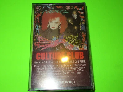 SEALED CULTURE CLUB WAKING UP WITH THE HOUSE ON FIRE CRO2 CASSETTE TAPE  - Image 1 of 2