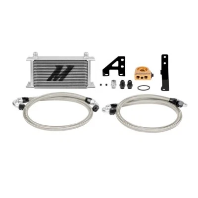 Mishimoto Thermostatic Silver Oil Cooler for 2015-2021 Subaru STI - Image 1 of 4