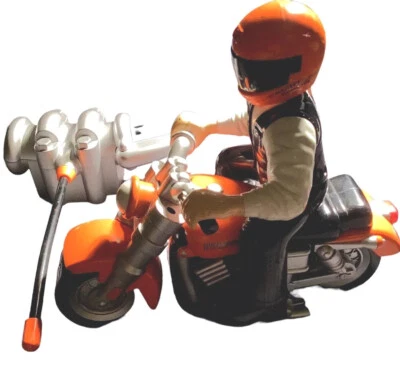 Harley-Davidson Simple Function Radio Control Toy With Handlebar Controller Rare - Image 1 of 4