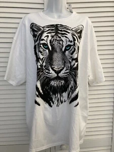 White Tiger T Shirt 100% Cotton size 2XL - Picture 1 of 5