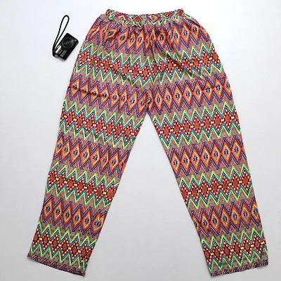 Indische ethnische Yogahose Alibaba Harem Zigeuner böhmische Knickerbocker Hose Aj - Bild 1 von 4