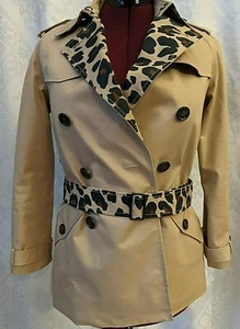 NEW Authentic 'COACH' Women's Coat Jacket Raincoat, Dark Beige, Above Knee, XS/S - Picture 1 of 11