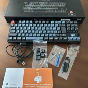 Keychron K8 Pro Mechanical Keyboard JIS Red switch K8P-J1-JIS - Picture 1 of 7