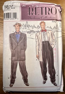 Simplicity Retro Fashion Collection Men’s Zoot Suit Pattern 8879 Uncut - Image 1 of 2