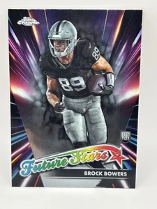 2024 Topps Chrome Brock Bowers #FS-12 Future Stars Insert Las Vegas Raiders NM - Picture 1 of 2
